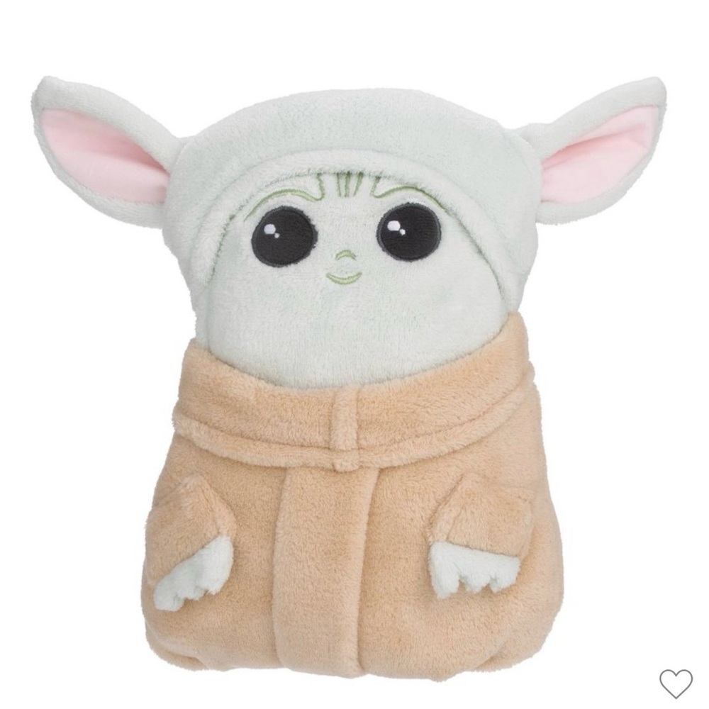 Star Wars Grogu the Mandalorian Baby Yoda Child Plush Toddler Blanket
30x40” NWT